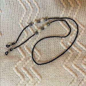 Beaded eyeglass chain